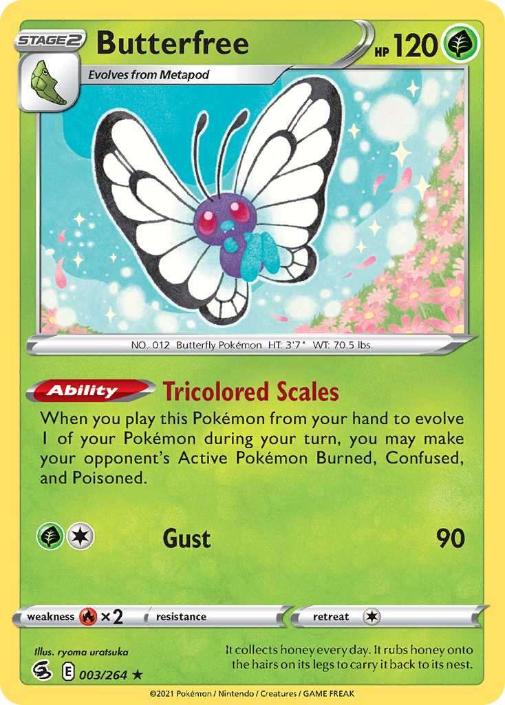 Fusion Strike Holo Butterfree #3/264